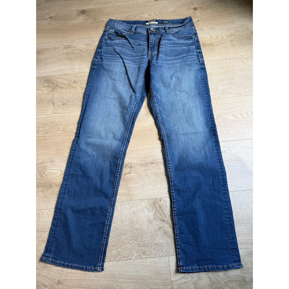 EUC Mens Reclaim BUCKLE regular straight‎ jeans stretch size 31x32